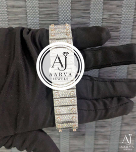 Luxury Moissanite Mechanical Watch Stainless Steel Case Sapphire Crystal Dial Fully Iced Analog Bracelet 20mm Vintage Unisex - Product Image 4