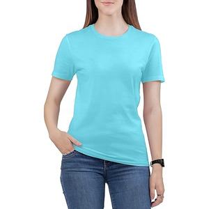 Ropa de Verano para Mujer, Camiseta Cómoda de Bangladesh, Cuello Redondo, Nuevo Diseño, Manga Corta, 100% Algodón, Informal - Product Image 1