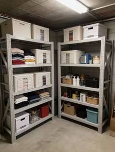 OEM/ODM Vietnam Heavy Duty Steel <b>Storage</b> Rack Adjustable Boltless Warehouse Shelving Unit for Garage Workshop <b>Storage</b> - Product Image 2