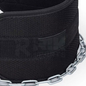 Neoprene Dip <b>Belt</b> Adjustable <b>Chain</b> Design Neoprene Dip <b>Belt</b> Strength Workout Support Equipment - Product Image 6