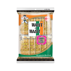 Galletas de Arroz con Salsa de Soja Japonesa Want Want, 52g, Crujientes y Sabrosas, Precio Competitivo, Venta al Por Mayor, Exportación - Product Image 1
