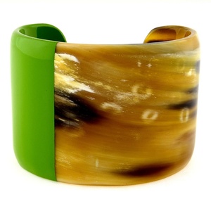 Wholesale Polished Natural Buffalo Horn Bangles Handmade Cow Horn <b>Bracelets</b> <b>Boho</b> Tribal Jewelry Antique Imitation Bulk OEM - Product Image 3