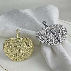 Modern Stylish Napkin Rings for Dining Table Decorative Holders for Wedding Party and Festive Events - Product Image 3