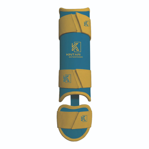 Protector de Pierna de Béisbol con Logotipo Personalizado, Protector de Espinilla de Cuero PU Duradero, Protección Ligera de Malla, Exportador OEM al por Mayor - Product Image 1