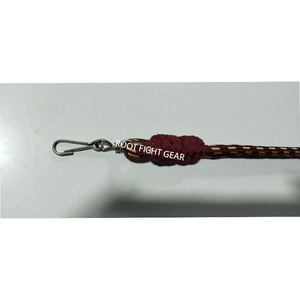 Cordón táctico de hombro de seda y algodón de primera calidad, color granate, hecho a medida con material personalizable - Product Image 5