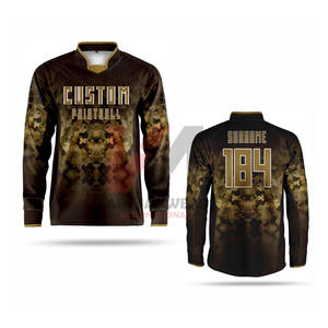 เสื้อเพนท์บอลสั่งทำพิเศษ ระบายอากาศได้ดี แห้งเร็ว เสื้อกีฬา ผู้ผลิต OEM ขายส่ง ผู้ส่งออก สำหรับแบรนด์เสื้อทีม - Product Image 1