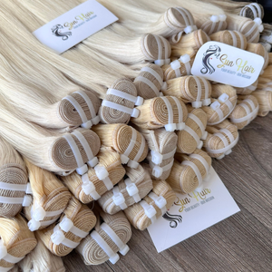 Extensiones de Cabello Humano Vietnamita 100% Natural, Liso, Super Double Drawn, de Primera Calidad, Variedad de Colores, Pre-Adheridas con Cinta - Product Image 4