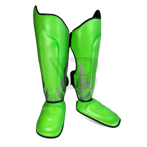 Protège-tibias de boxe Muay Thai sur mesure en polyester/EVA/néoprène, haute qualité, lavables, écologiques, fabricant OEM, différents modèles - Product Image 6