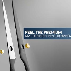 Tijeras de Peluquería Profesionales de Acero Inoxidable con Acabado Espejo, Diseño Plegable de 32 Dientes, Borde Premium - Product Image 5