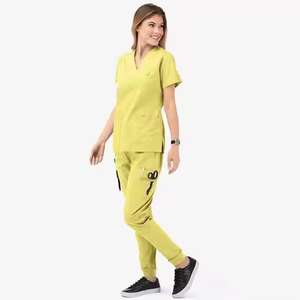 Conjuntos de Uniformes Médicos Personalizables de Poliéster y Spandex de Alta Calidad para Hombres y Mujeres, Uso en Enfermería, Servicio OEM, Gran Venta 2026 - Product Image 2