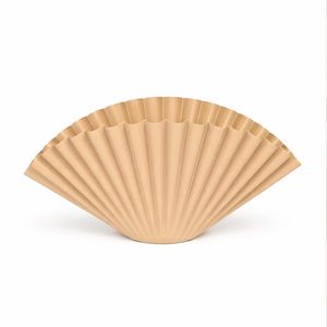 Metal Fan Shaped Vase Matte Finish Fluted Design Modern Style <b>Dining</b> <b>Table</b> <b>Centrepiece</b> for Living Room Decor Available for Sell - Product Image 6