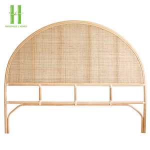 Cama de Pared de Ratán Ecológica y Lujosa, Muebles de Dormitorio, Cabecera Natural Personalizable, Cabecera en Forma de Flor, Ratán 2026 - Product Image 5