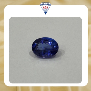 Tanzanita Natural, Corte Ovalado, Gema Azul, 15.01x11.43x8.06mm, 10.16CT, Certificada por GSI, Calidad AAAA, Piedra Suelta de Tanzania Tratada Térmicamente - Product Image 2