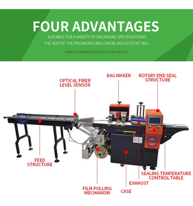 Máquina Industrial para Envolver y Encartonar Barras de Chocolate Snickers, Empaquetadora para Cajas de Dulces y Otras Máquinas de Empaquetado - Product Image 2