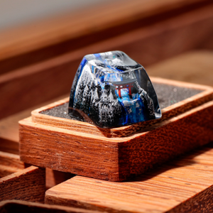 Keycaps Mystiques Anime, Keycaps Artisanaux Personnalisés, Keycaps Anime Mignons, Keycaps Verts, Ensemble de Keycaps, Keycaps en Résine - Product Image 5