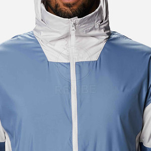 Veste coupe-vent respirante écologique à capuche de qualité supérieure avec logo sur le devant, nouveau style tendance, veste d'hiver - Product Image 5