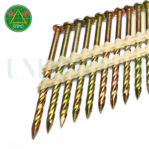 Clavos para Enmarcar de 21 Grados, Duraderos y Resistentes, con Recubrimiento Amarillo, Cabeza Plana de Acero, Tipo Liso/Anillado/Con Rosca, Hechos en Vietnam - Product Image 5