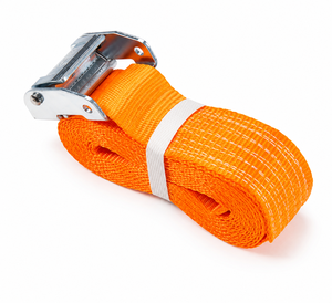 Sangle d'arrimage à boucle cam en polyester de haute qualité 50 mm 800 kg sans crochet pour transport de marchandises lourdes Fournisseur OEM d'usine - Product Image 5
