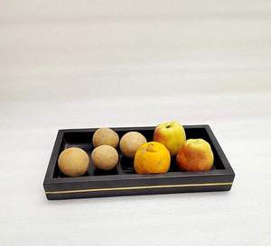 Elegant Home Decorative Serving <b>Tray</b> for <b>Snacks</b> Dry Fruits Vanity Storage Organizer - Product Image 1