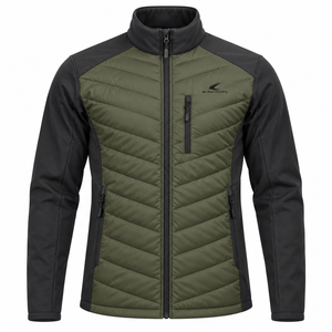 Outdoor Unisex Breathable <b>Waterproof</b> Hooded Microfleece <b>Jacket</b> Customized Wholesale Stand Zipper Windproof <b>Parka</b> - Product Image 2