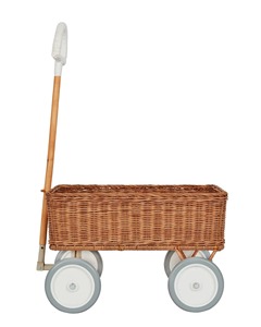 4-Wheel Wagon Trailer Handmade Storage Basket Wholesale eco-friendly Made in Vietnam Ready to stock - Product Image 2