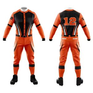 Ensemble uniforme de baseball tendance couleur unie – Confortable et respirant avec logo – Fabrication professionnelle - Product Image 1