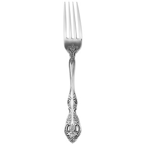 Ensemble de couverts classiques en acier inoxydable, manche martelé, finition miroir, fourchette et cuillère de style occidental, kit 4 pièces - Product Image 4