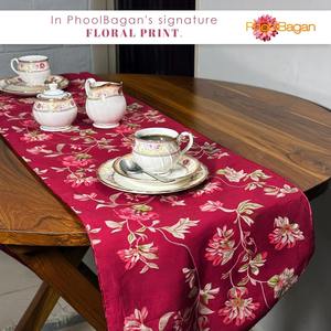 Camino de Mesa de Algodón con Bordado de Punto de Cruz Estilo Indio de Lujo para Decoración del Hogar, Lavable y Ecológico - Product Image 3