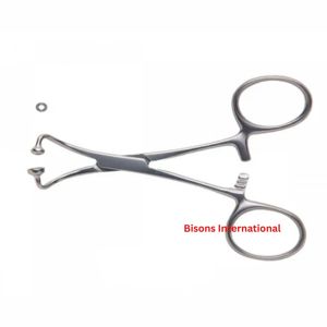 Pinza quirúrgica manual de acero inoxidable Backhaus Ball and Socket para toallas y drapes, venta al por mayor - Product Image 1