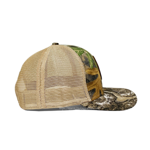 High Quality Leaf Camouflage Tactical Trucker Hats with Leather Logo Patch Camo Printing Performance <b>Cap</b> <b>Men</b> Hunting Gorras - Product Image 4