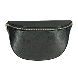 Bolso de cintura y pecho de piel sintética vegana PU, riñonera con cierre de cremallera de PVC, asa personalizada y ajustable, superventas - Product Image 1