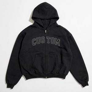Sudadera con Capucha Extra Grande con Diseño de Pedrería Personalizado Glory, Sudadera con Capucha de Primera Calidad 100% Algodón para Ropa Urbana Unisex OEM - Product Image 1