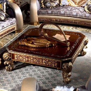 Juego de Sofás Cuadrados Tapizados de Madera de Teca Sólida, Estilo Moderno de Mediados de Siglo, con Detalles Tallados en Oro, Mueble para TV y Consola de Lujo - Product Image 4