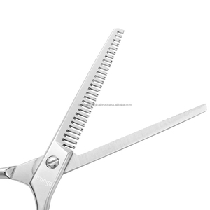 Ciseaux de barbier en titane, polissage miroir, acier inoxydable, ciseaux pour salon de coiffure, lames super coupantes - Product Image 3
