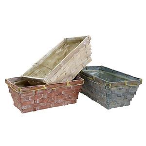 Cesta de Flores de Bambú de Color, Tejida a Mano, Minimalista, Rústica, Cesta de Navidad, Rectangular, Cuadrada, Maceta, Hogar, Jardín, Ecológica - Product Image 6