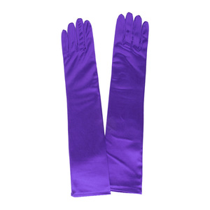 Costume d'Halloween pour femme, accessoires sexy, mariage, noir, blanc, rouge, rose, longs gants d'opéra en satin - Product Image 4