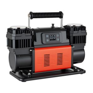 Compressore d'Aria Portatile a Doppio Cilindro 10.6CFM con Arresto Automatico, 12V 150PSI, per Uso Intensivo, con Display LCD Digitale per Gonfiaggio Pneumatici - Product Image 1