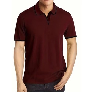 Men's Men Quick Dry Plain Polo <b>T</b>-<b>Shirt</b>-Sportwear High Quality <b>Collar</b> Style Navy Blue Blank Polo <b>Shirts</b> - Product Image 4