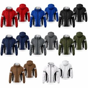 Custom Windbreaker <b>Jacket</b> <b>Lightweight</b> <b>Waterproof</b> Windproof Hooded Outdoor <b>Running</b> <b>Jacket</b> OEM ODM Private Label Wholesale - Product Image 2