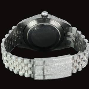 Factory Made Fully Iced Out Moissanite Diamond Hip Hop Style <b>Arabic</b> Numerals Glass Dial Fashion Man's Luxury <b>Watch</b> - Product Image 3