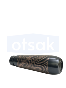 OTSAK – Gourde portable vintage en cuivre pur noir gravé, étanche, écologique, grande capacité, pour voyage en extérieur, personnalisable - Product Image 2