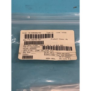 Lote de 4 Abrazaderas de Cable LAM 715-002780-001 de 0.50 x 0.25 - Equipos y Piezas de Semiconductores de Confianza de Marca Global - Product Image 5