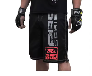 Shorts MMA légers noirs, séchage rapide, extensibles, impression par sublimation, vêtements de sport personnalisés - Product Image 3