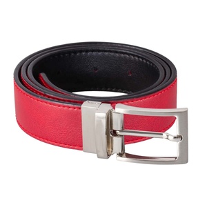 Cinturón Reversible PIHA SPORTS de Cuero Negro por un Lado y Marrón por el Otro, Hebilla Cromada, 34 mm de Ancho, en Caja de Regalo, Cinturón Resistente - Product Image 3