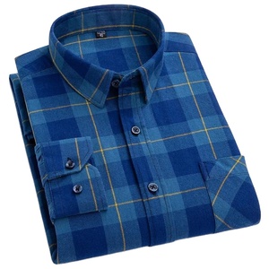 Chemise en flanelle pour homme, dernière mode, vente en gros, OEM, décontractée, manches longues, best-seller, 100% coton, séchage rapide, respirante, design personnalisé - Product Image 4