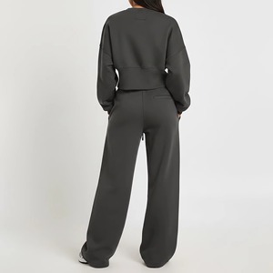 Women <b>Sets</b> <b>Plus</b> <b>Size</b> Half Zipper Sweatshirts Winter Fleece Tracksuit 2 Piece Women Hoodies <b>Set</b> Oversized <b>Jogger</b> <b>Set</b> Women - Product Image 4