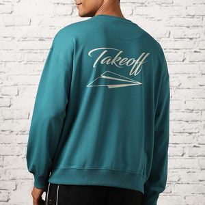 High Quality <b>Men</b> Oversized Sweatshirt Relaxed Fit Cotton Fleece Winter <b>Pullover</b> OEM <b>Men</b> Oversized Sweatshirt For Online Sale - Product Image 3