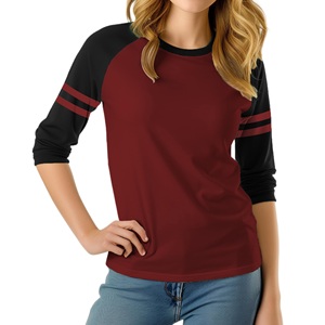 High Quality <b>Top</b> Tee Sleeves Color <b>Raglan</b> T Shirt High Quality Summer Streetwear T Shirts New Arrival 2026 - Product Image 1