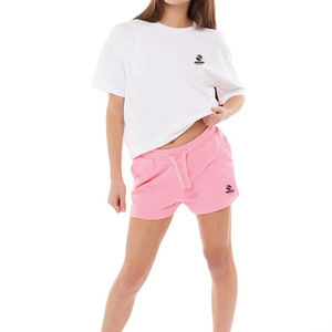 Conjunto de 2 Piezas de Camiseta y Pantalones Cortos Casuales de Verano para Mujer, Transpirables, Tallas Grandes, con Bordado de Logotipo Personalizado - Product Image 1