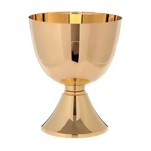 ถ้วยศีลมหาสนิทโลหะทำมือสำหรับพิธีกรรมทางศาสนาในโบสถ์ - Product Image 3